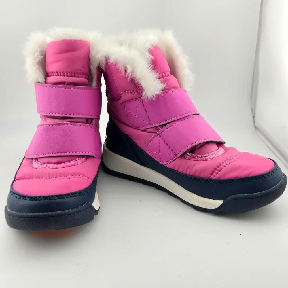 SOREL Whitney II Strap WP Snow Boots – Kids | Waterproof, Velcro, Microfleece